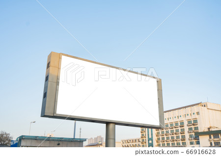 billboard blank on road in city for advertising background billboard blank on road in city for advertising background 66916628
