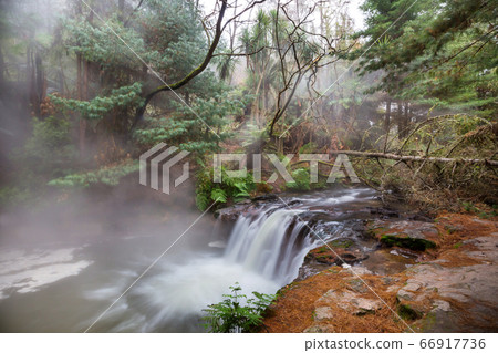 Hot waterfall 66917736