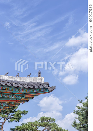Dancheong, Eaves, Changgyeonggung, Jongno-gu, Seoul 66917986
