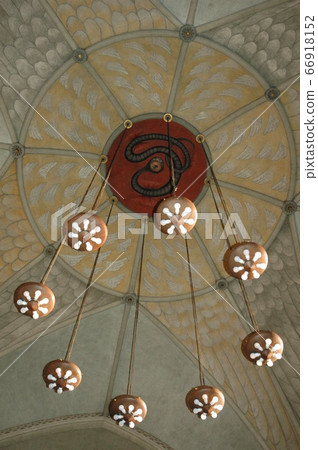 Finland, Tampere, Tampere Cathedral, ceiling Finland, Tampere, Tampere Cathedral, ceiling 66918152