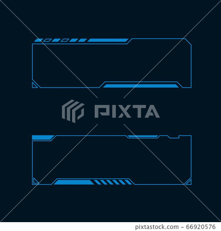 Futuristic user interface illustration Futuristic user interface illustration 66920576