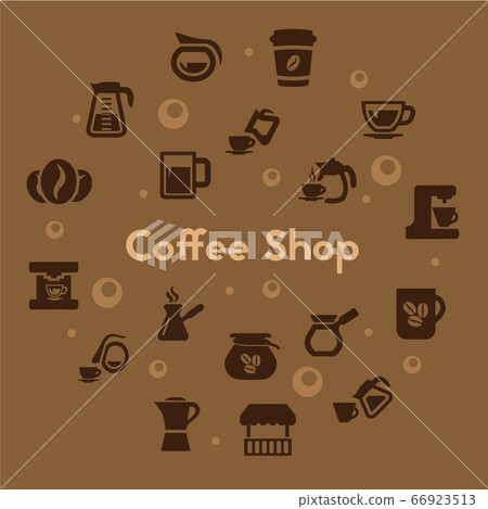 Coffee shop icons 66923513