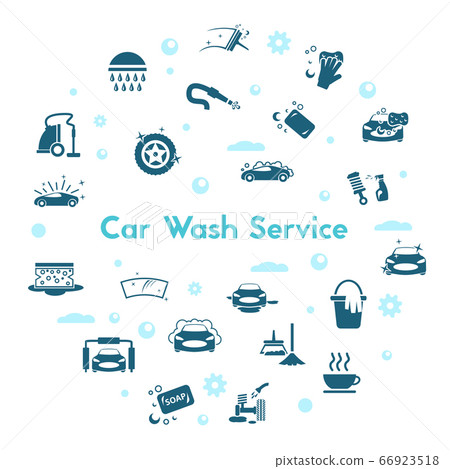 car wash icons car wash icons 66923518