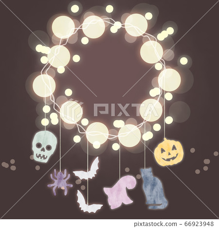 Halloween light-up illumination illustration 66923948