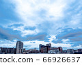 Cloudy sky in the city 66926637
