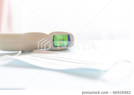 Non-contact thermometer and mask Non-contact thermometer and mask 66926982