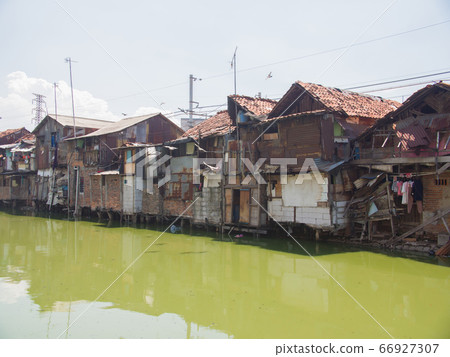 The slums of Jakarta are the capital of Indonesia. The slums of Jakarta are the capital of Indonesia. 66927307