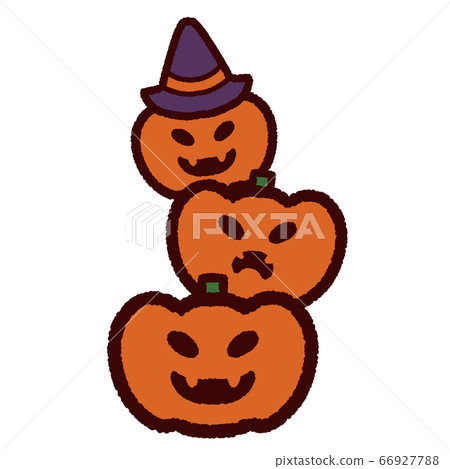 Halloween pumpkins piled up Halloween pumpkins piled up 66927788