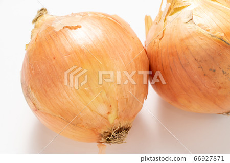 Onions (from Awaji Island, Hyogo Prefecture). (White background) 66927871