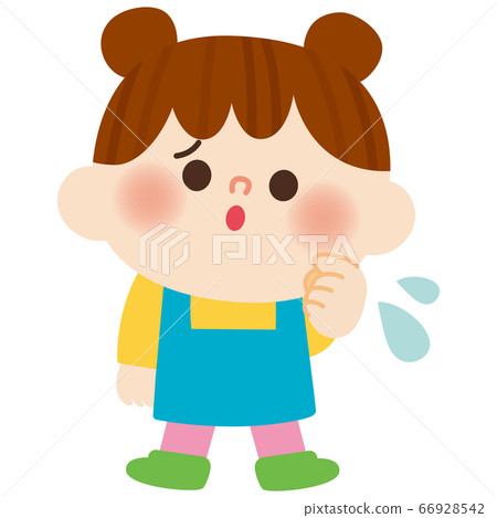 Illustration of a baby girl 66928542