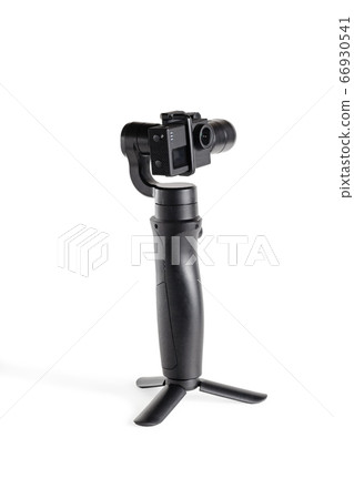 Action camera with stabilizer. 66930541