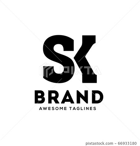 vector, sk sign, s k logo 66933180
