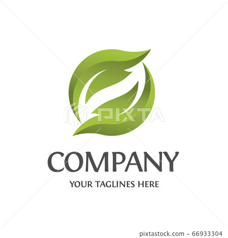 vector, green, leaf 66933304