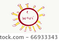 Concept of COVID-19 cornoavirus first and second wave infection 66933343