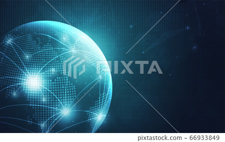 Global network technology background with world map or social media communication internet network Connection vector design. Global network technology background with world map or social media communication internet network Connection vector design. 66933849