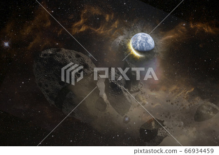 Huge meteorite flies to the Earth, a future disaster Huge meteorite flies to the Earth, a future disaster 66934459