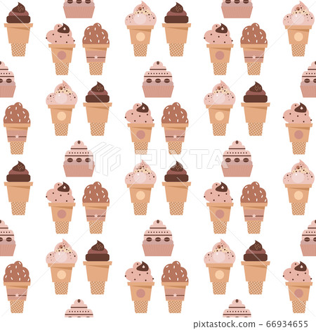 Ice cream pattern 7 Ice cream pattern 7 66934655