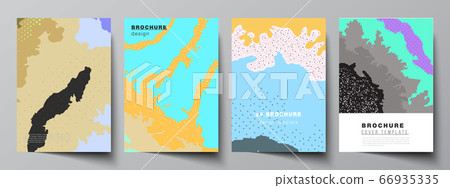 Vector layout of A4 cover mockups design templates for brochure, flyer layout, cover design, book design, brochure cover. Japanese pattern template. Landscape background decoration in Asian style. Vector layout of A4 cover mockups design templates for brochure, flyer layout, cover design, book design, brochure cover. Japanese pattern template. Landscape background decoration in Asian style. 66935335