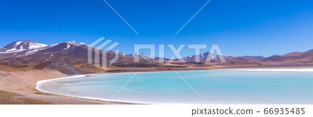 Atacama Desert, Chile. Salar Aguas Calientes. Lake Atacama Desert, Chile. Salar Aguas Calientes. Lake 66935485