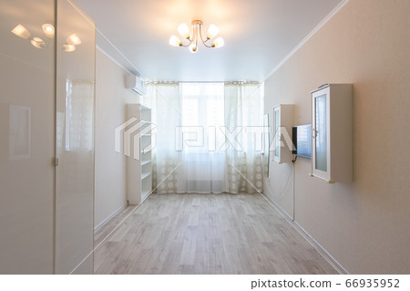Interior of a bedroom partially freed from 66935952