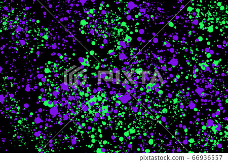 Neon green and purple paint splashes on black background. Abstract texture for web-design, digital printing or concept design. Neon green and purple paint splashes on black background. Abstract texture for web-design, digital printing or concept design. 66936557