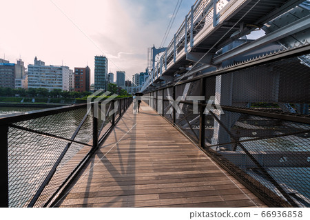 日本東京城市景觀，新地標“ S田川河步道”誕生 66936858