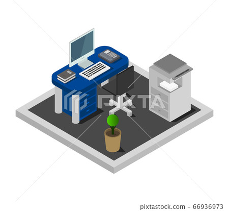 isometric office desk isometric office desk 66936973