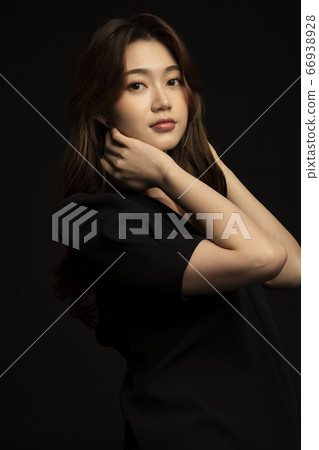 美女，女人，黑色 66938928