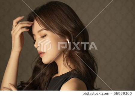 美女，女人，棕色 66939360