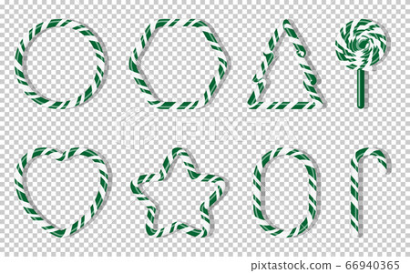 Xmas Noel candy cane lollipops cartoon vector set Xmas Noel candy cane lollipops cartoon vector set 66940365