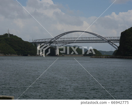 A bridge over the blue sky A bridge over the blue sky 66942775