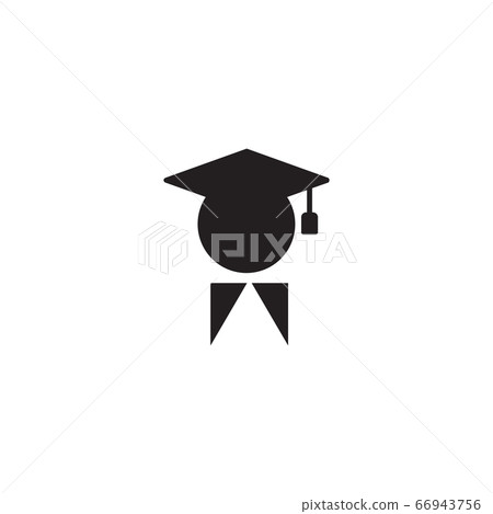 University avatar. Education icon. Stock vector illustration isolated on white background University avatar. Education icon. Stock vector illustration isolated on white background 66943756