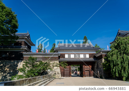 長野縣上田市,夏季上田城,日高口口塔 長野縣上田市,夏季上田城,日高口口塔 66943881