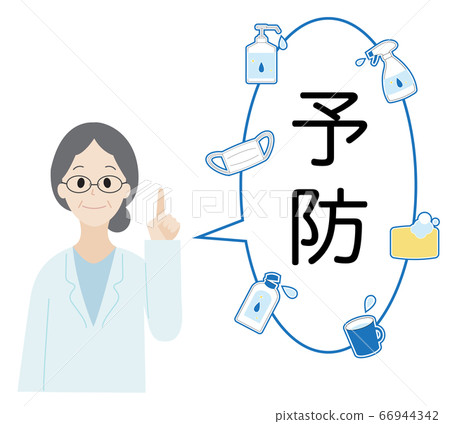 Female doctor infection prevention balloon Female doctor infection prevention balloon 66944342