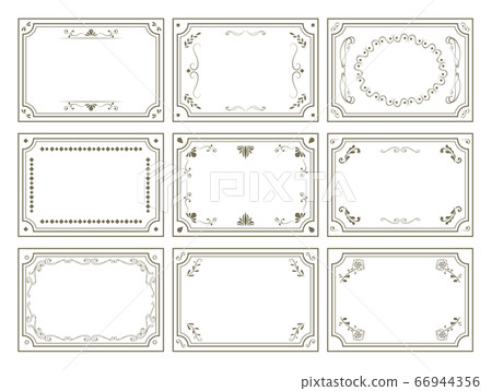 Frame Decorative frame Decorative ruled Classic 66944356