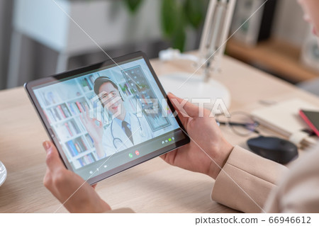 Telemedicine concept - doctor part Telemedicine concept - doctor part 66946612