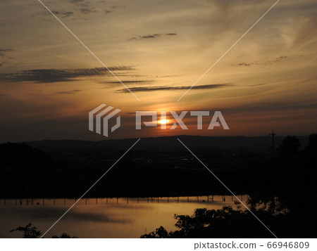 Nara basin at dusk 66946809