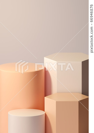 化妝台，3d幾何空間 66946876