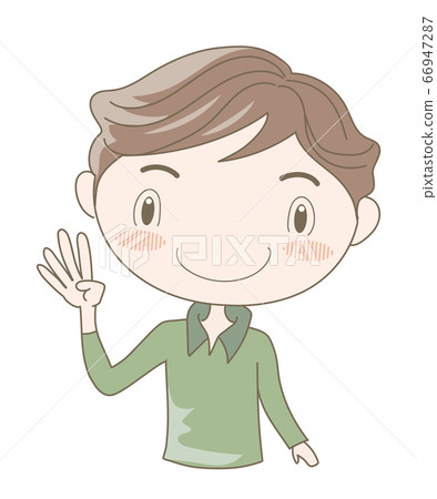 國際手勢語，手勢，第4位（男性） 66947287
