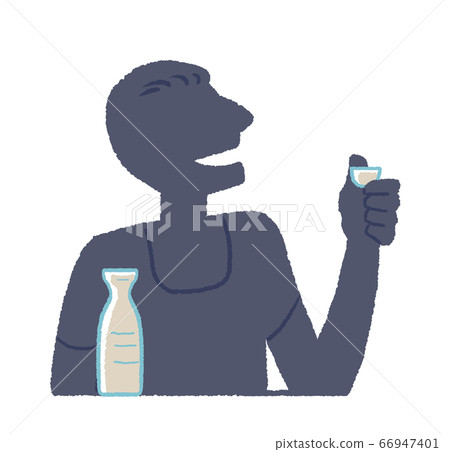 People silhouettes People who enjoy alcohol B1-2 66947401