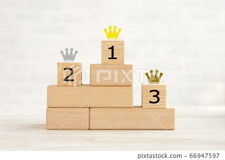 Building blocks podium Building blocks podium 66947597