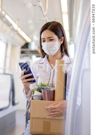 Asian woman being fired Asian woman being fired 66947839