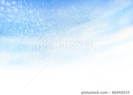 Autumn sky scales watercolor illustration 66948035