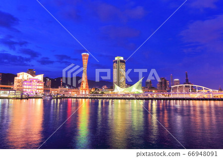 [兵庫縣]神戶港夜景 66948091
