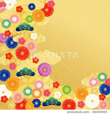 Background material (Japanese style 6) 6 tech 66949093