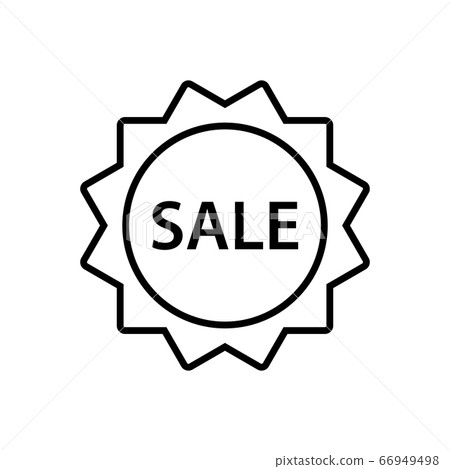 Sale icon vector for graphic design, logo, web site, social media, mobile app, ui illustration Sale icon vector for graphic design, logo, web site, social media, mobile app, ui illustration 66949498