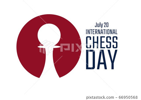 International Chess Day. July 20. Holiday concept. Template for background, banner, card, poster International Chess Day. July 20. Holiday concept. Template for background, banner, card, poster 66950568