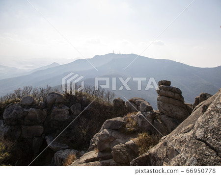 韓國全羅南道海南郡都靈山 韓國全羅南道海南郡都靈山 66950778