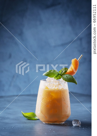 Sweet summer liquor with melon 66952111