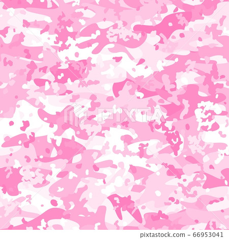 Camouflage pattern background. Classic clothing style masking camo repeat print 66953041